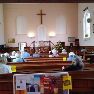 An image of the inside of the church