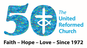 URC 50th Anniversary logo