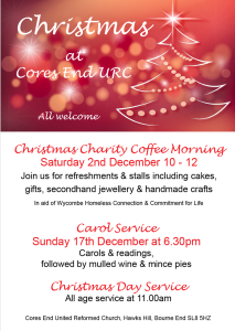 Christmas events flyer